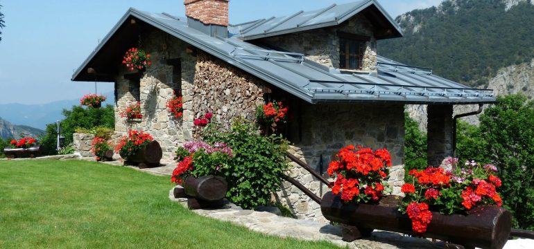 Bahçeli ev dekorasyonu